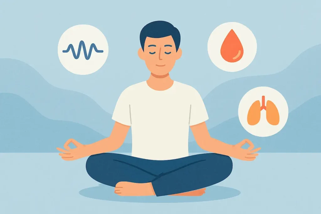 ling me tanav ke liye yog