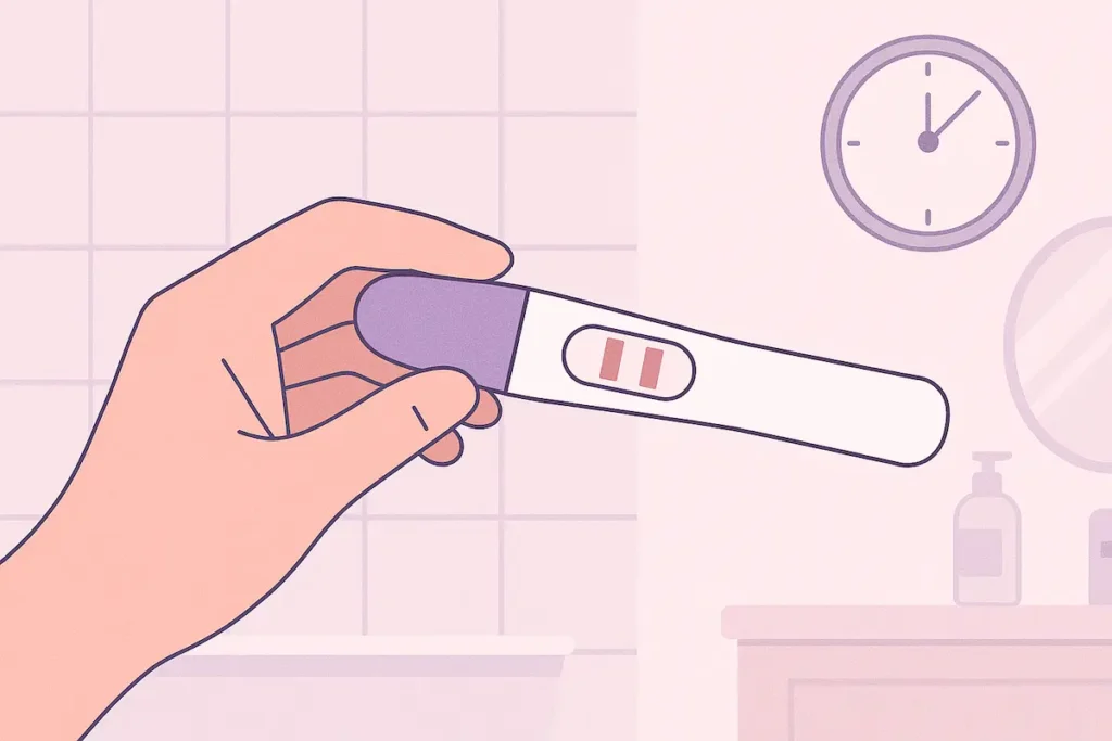 Ghar par pregnancy test kaise kare - with test kit